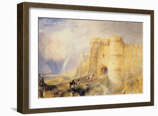 Carisbrook Castle, Isle of Wight-J. M. W. Turner-Framed Giclee Print