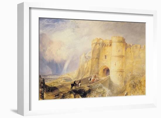 Carisbrook Castle, Isle of Wight-J. M. W. Turner-Framed Giclee Print