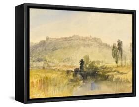 Carisbrooke Castle, Isle of Wight, C.1826-J. M. W. Turner-Framed Stretched Canvas