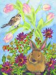Titmouses and Tulips-Carissa Luminess-Giclee Print