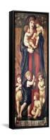 Caritas, 1867-Edward Burne-Jones-Framed Stretched Canvas