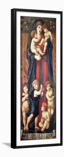 Caritas, 1867-Edward Burne-Jones-Framed Premium Giclee Print