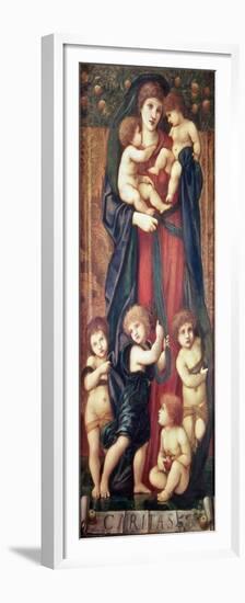 Caritas, 1867-Edward Burne-Jones-Framed Premium Giclee Print