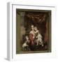 Caritas: Joanna De Geer with Her Children Cecilia Trip and Laurens Trip (B. 1662)-Ferdinand Bol-Framed Premium Giclee Print