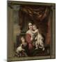 Caritas: Joanna De Geer with Her Children Cecilia Trip and Laurens Trip (B. 1662)-Ferdinand Bol-Mounted Premium Giclee Print