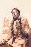 Taos Woman Seated with Water Jug-Carl And Grace Moon-Art Print
