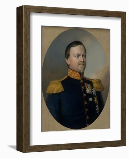 Carl Bernhard, Duke of Saxe-Weimar-Eisenach-Berthold Woltze-Framed Giclee Print