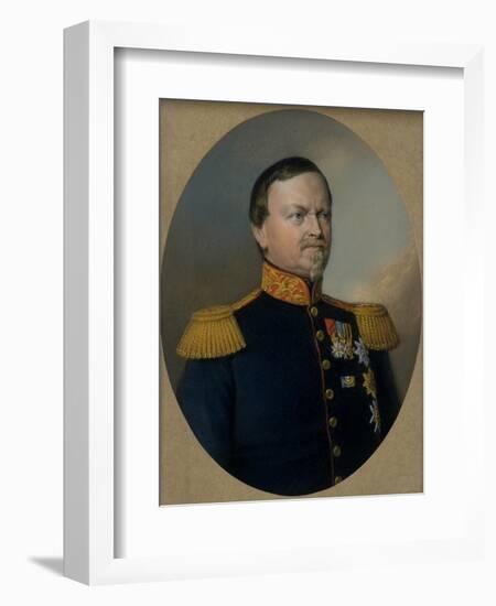 Carl Bernhard, Duke of Saxe-Weimar-Eisenach-Berthold Woltze-Framed Giclee Print