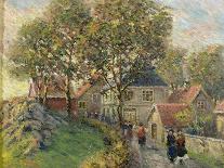 Coast landscape with house-Carl-Edvard Diriks-Giclee Print