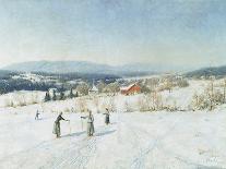 Axel Hjalmar Ender, Skier-Carl-Edvard Diriks-Framed Giclee Print