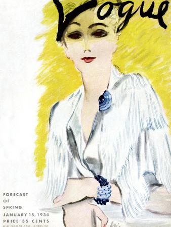 Vogue Cover - January 1934