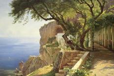 View to the Amalfi Coast-Carl Frederic Aagaard-Art Print