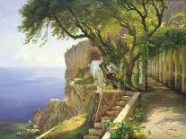 View to the Amalfi Coast-Carl Frederic Aagaard-Art Print