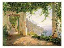 Loggia Fra Como-Carl Frederic Aagaard-Stretched Canvas