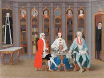 The Stenbock Family in their Library at Rånäs, C. 1740-Carl Fredrik Svan-Framed Giclee Print