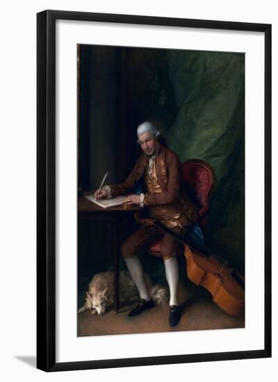 Carl Friedrich Abel, C.1777-Thomas Gainsborough-Framed Giclee Print