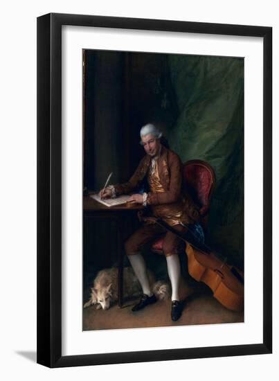 Carl Friedrich Abel, C.1777-Thomas Gainsborough-Framed Giclee Print