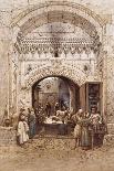Arabs in an Alley, Cairo-Carl Friedrich Heinrich Werner-Giclee Print