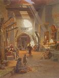 Bazaar at Girgah, One of 24 Illustrations Produced by G.W. Seitz, Printed C.1873-Carl Friedrich Heinrich Werner-Giclee Print