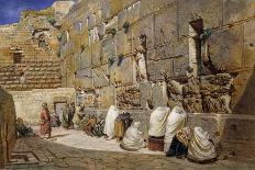 The Wailing Wall, Jerusalem-Carl Friedrich Heinrich Werner-Giclee Print