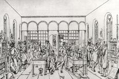 View of the Chemistry Laboratory of Baron Justus Von Liebig at Giessen-Carl Friedrich Wilhelm Trautschold-Giclee Print