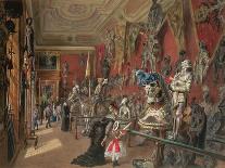 The Second Armoury Room in the Ambraser Gallery of the Lower Belvedere, 1875 (W/C)-Carl Goebel-Giclee Print