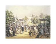 Sunday Mass at the Church of Eisenerz (1869)-Carl Goebel-Giclee Print