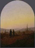 Heimkehr der Mönche ins Kloster. 1816-18-Carl Gustav Carus-Giclee Print