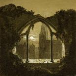 Heimkehr der Mönche ins Kloster. 1816-18-Carl Gustav Carus-Giclee Print