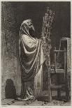 The High Priest at Nablus Reading the Pentateuch-Carl Haag-Giclee Print