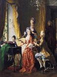 A Family Concert-Carl Herpfer-Stretched Canvas