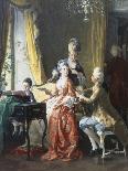 A Family Concert-Carl Herpfer-Mounted Giclee Print