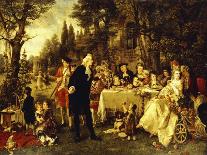 Wedding Party in the Garden of Fontainebleau-Carl Herpfer-Giclee Print