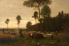 The Edge of a Bavarian Forest, Germany, 1874-Carl Irmer-Stretched Canvas