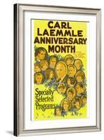 Carl Laemmle Anniversary Month-null-Framed Art Print