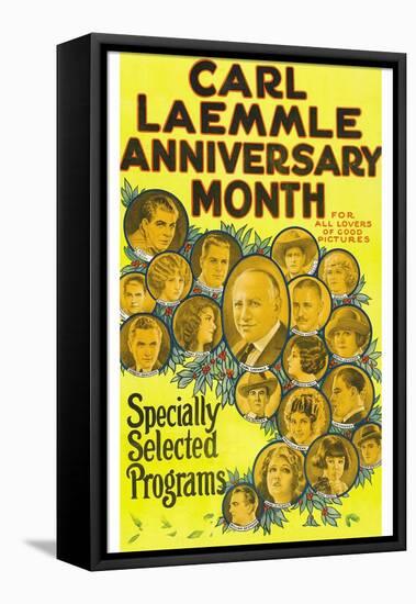 Carl Laemmle Anniversary Month-null-Framed Stretched Canvas