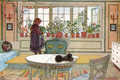 Flowers on the Windowsill, From 'A Home' series, c.1895