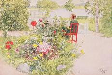 Flowers on the Windowsill, From 'A Home' series, c.1895-Carl Larsson-Giclee Print