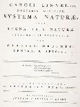 Title Page from 'Systema Naturae', 1735-Carl Linnaeus-Giclee Print