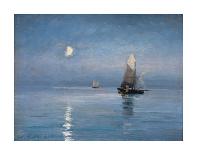 A Sailing Ship in a Heavy Swell-Carl Locher-Giclee Print