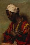 An Arab in Meditation-Carl Ludwig Ferdinand Messmann-Mounted Giclee Print