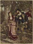 Faust and Margaret-Carl Ludwig Friedrich Becker-Framed Giclee Print