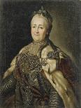 Portrait of Empress Catherine II (1729-179), 1780-Carl Ludwig Johann Christineck-Giclee Print