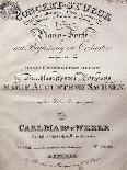 Title Page of Concertos for Pianos-Carl Maria Friedrich Ernst Von Weber-Giclee Print