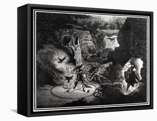 Carl Maria von Weber-George Cruikshank-Framed Stretched Canvas