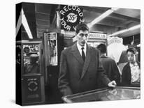 Chess Champion Bobby Fischer Working on His Moves During a Subway Ride-Carl Mydans-Premium Photographic Print