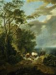 Landscape with River, Circa 1780-Carl Philipp Schallhas-Giclee Print