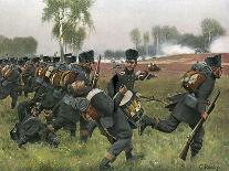 Roll-Call During on Maneuvers, before 1894-Carl Rochling-Giclee Print