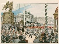 The Coronation of Wilhelm I, King of Prussia and First German Emperor-Carl Rohling-Framed Giclee Print