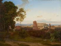 The Colosseum in Rome, 1828-Carl Rottmann-Framed Giclee Print